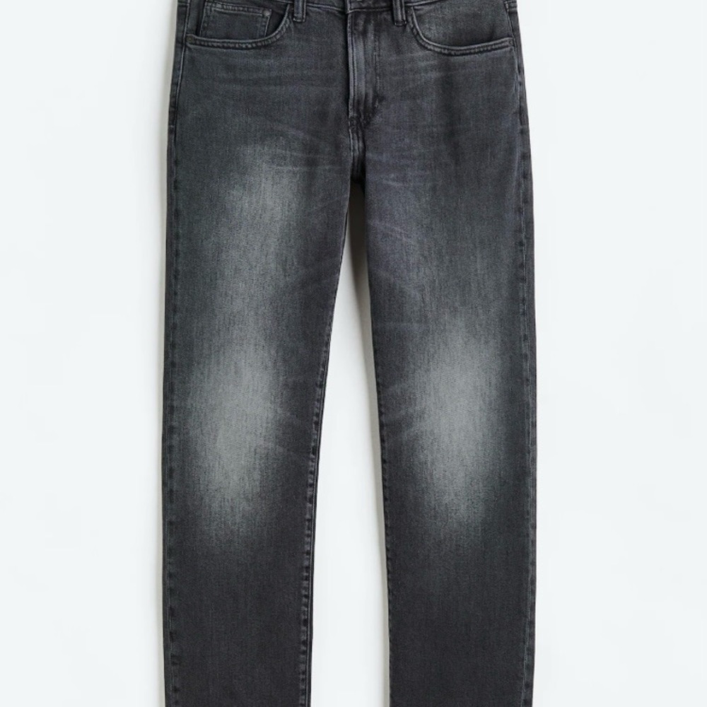 H&M Men's Charcoal Relaxed Jeans